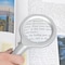 Fleming Supply Magnifying Glass with LED Light, Lightweight Handheld Lighted 4x Magnifier (Silver) 960730WOA - alternate 2